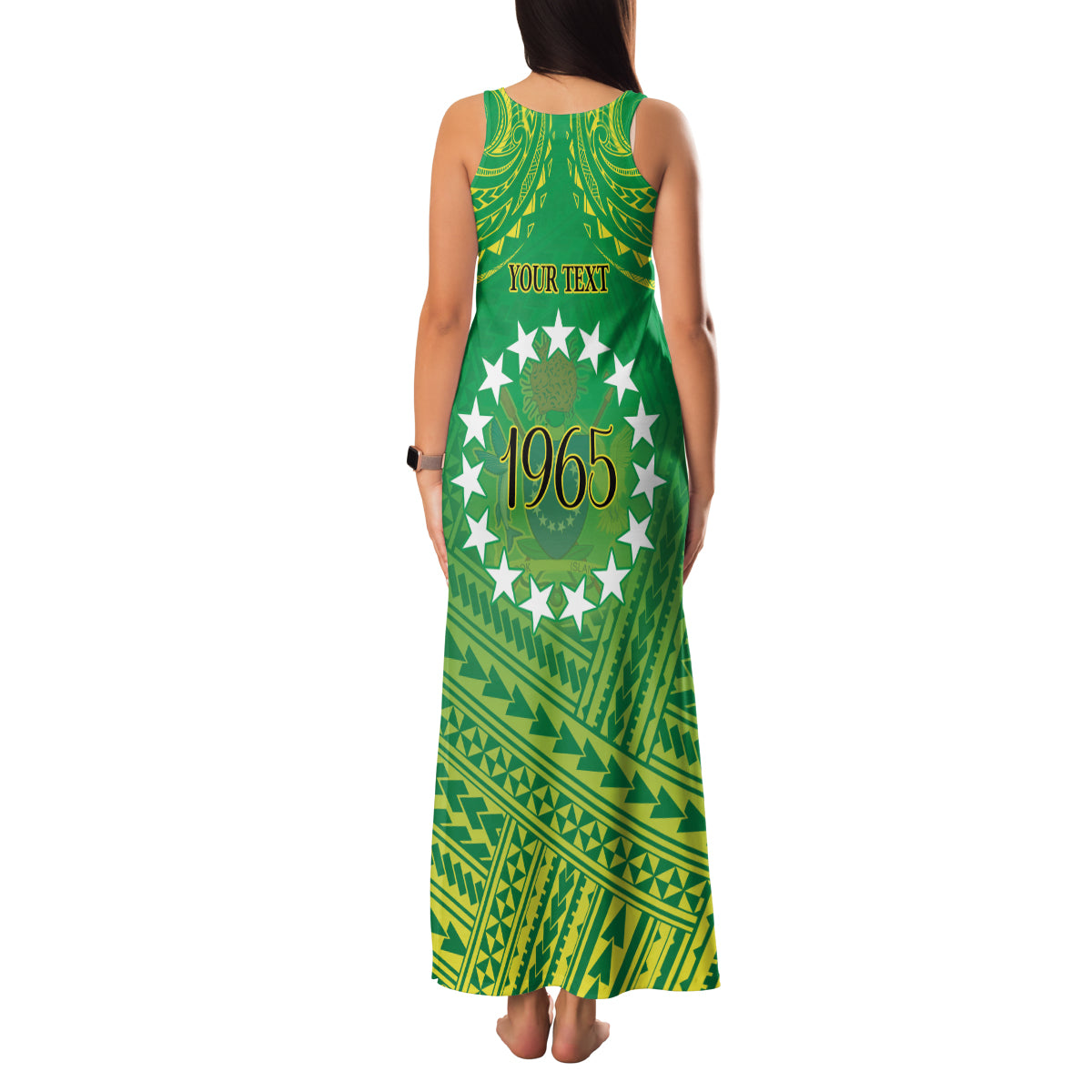 Cook Islands Constitution Day Family Matching Tank Maxi Dress and Hawaiian Shirt Kuki Airani Since 1965 LT9 - Polynesian Pride