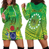 Cook Islands Constitution Day Hoodie Dress Kuki Airani Since 1965 LT9 - Polynesian Pride
