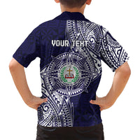 Personalised Tonga Sia'atoutai Theological College Family Matching Long Sleeve Bodycon Dress and Hawaiian Shirt Since 1948 Special Kupesi Pattern LT9 - Polynesian Pride
