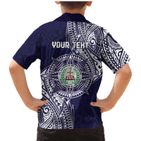 Personalised Tonga Sia'atoutai Theological College Family Matching Mermaid Dress and Hawaiian Shirt Since 1948 Special Kupesi Pattern LT9 - Polynesian Pride