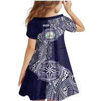 Personalised Tonga Sia'atoutai Theological College Family Matching Mermaid Dress and Hawaiian Shirt Since 1948 Special Kupesi Pattern LT9 - Polynesian Pride