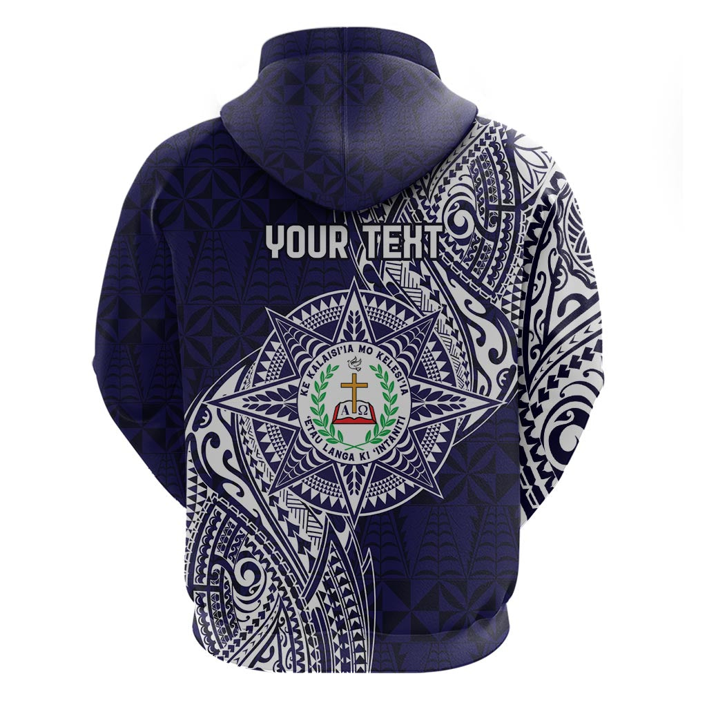 Personalised Tonga Sia'atoutai Theological College Hoodie Since 1948 Special Kupesi Pattern LT9 - Polynesian Pride
