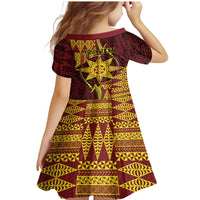 Personalised Tonga Haapai High School Family Matching Mermaid Dress and Hawaiian Shirt Special Kupesi Pattern LT9 - Polynesian Pride
