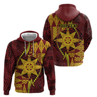 Personalised Tonga Haapai High School Hoodie Special Kupesi Pattern