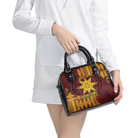 Personalised Tonga Haapai High School Shoulder Handbag Special Kupesi Pattern