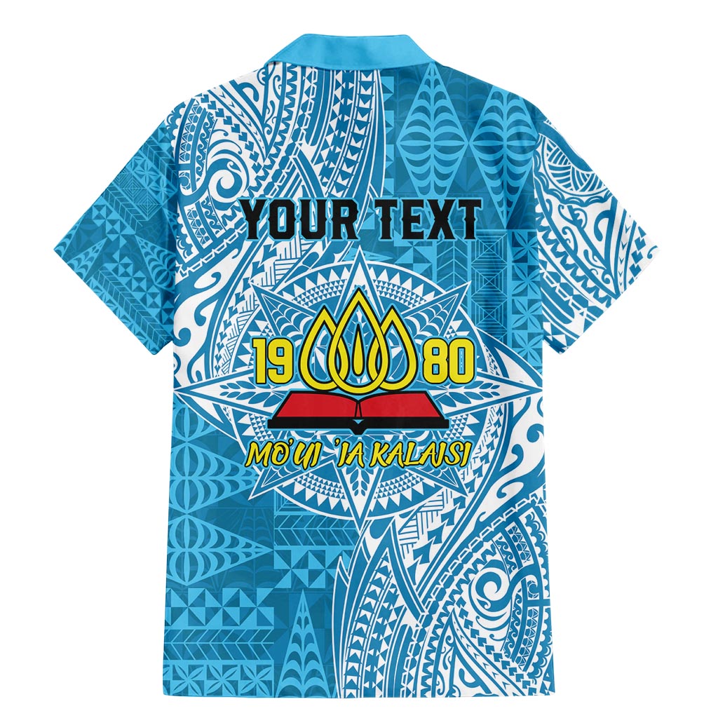 Personalised Tonga Lavengamalie College Family Matching Mermaid Dress and Hawaiian Shirt Since 1980 Special Kupesi Pattern LT9 - Polynesian Pride