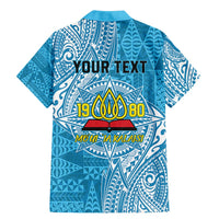 Personalised Tonga Lavengamalie College Family Matching Mermaid Dress and Hawaiian Shirt Since 1980 Special Kupesi Pattern LT9 - Polynesian Pride