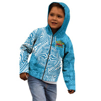 Personalised Tonga Lavengamalie College Kid Hoodie Since 1980 Special Kupesi Pattern LT9 - Polynesian Pride