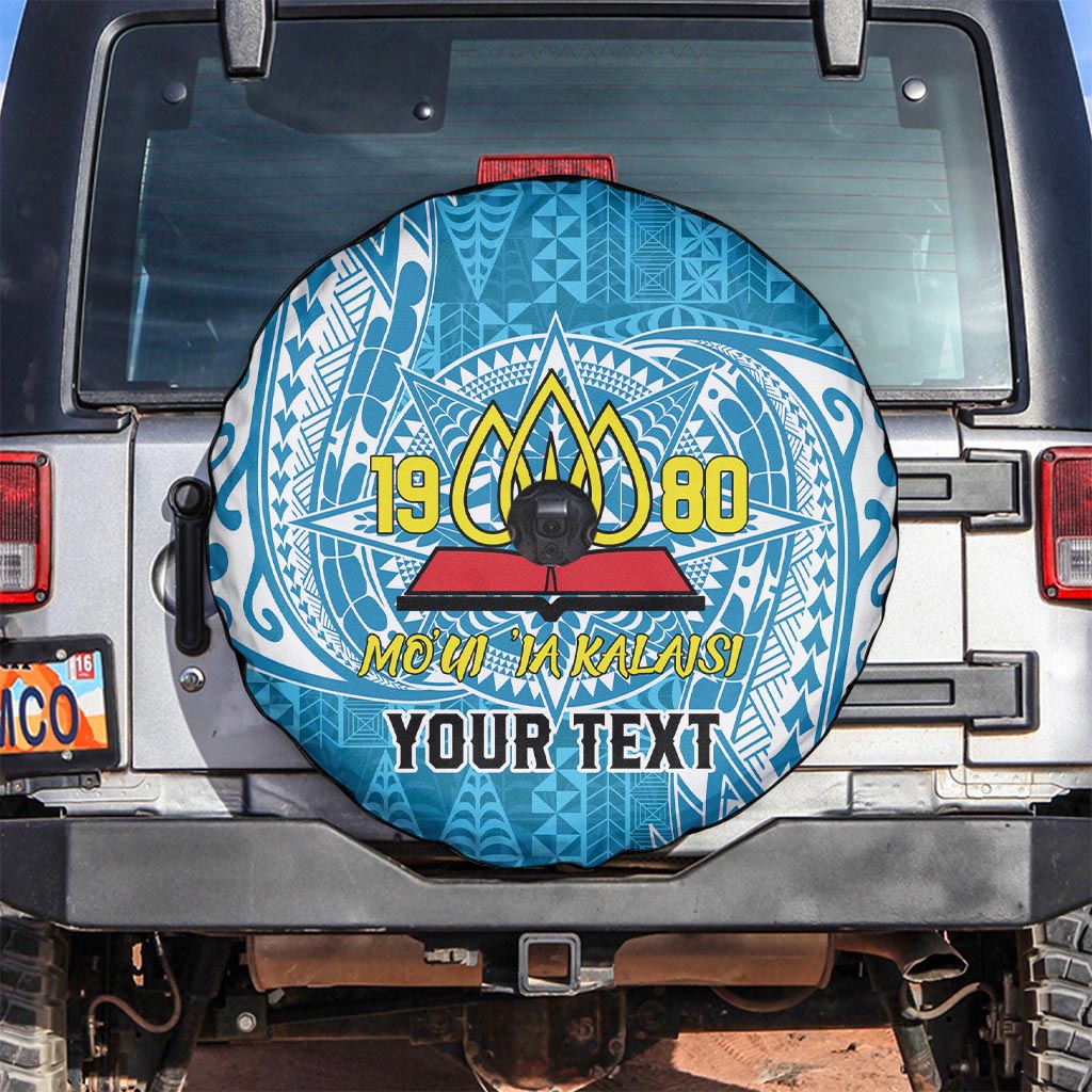 Personalised Tonga Lavengamalie College Spare Tire Cover Since 1980 Special Kupesi Pattern