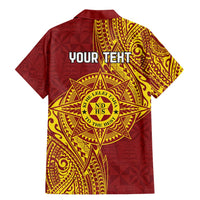 Personalised Tonga Niuatoputapu High School Family Matching Mermaid Dress and Hawaiian Shirt Special Kupesi Pattern LT9 - Polynesian Pride