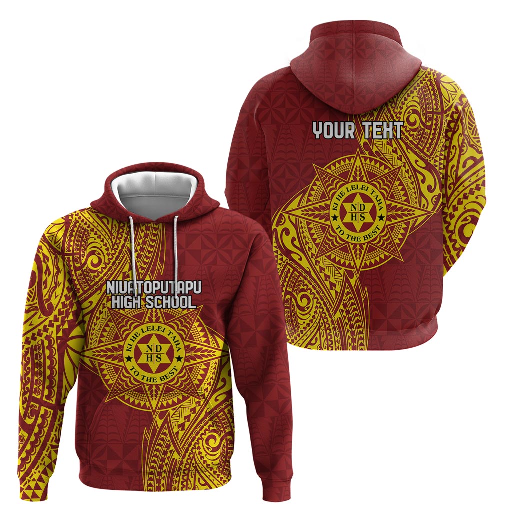 Personalised Tonga Niuatoputapu High School Hoodie Special Kupesi Pattern LT9 - Polynesian Pride