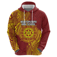 Personalised Tonga Niuatoputapu High School Hoodie Special Kupesi Pattern LT9 - Polynesian Pride