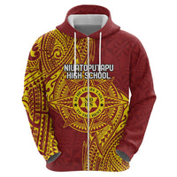 Personalised Tonga Niuatoputapu High School Hoodie Special Kupesi Pattern LT9 - Polynesian Pride