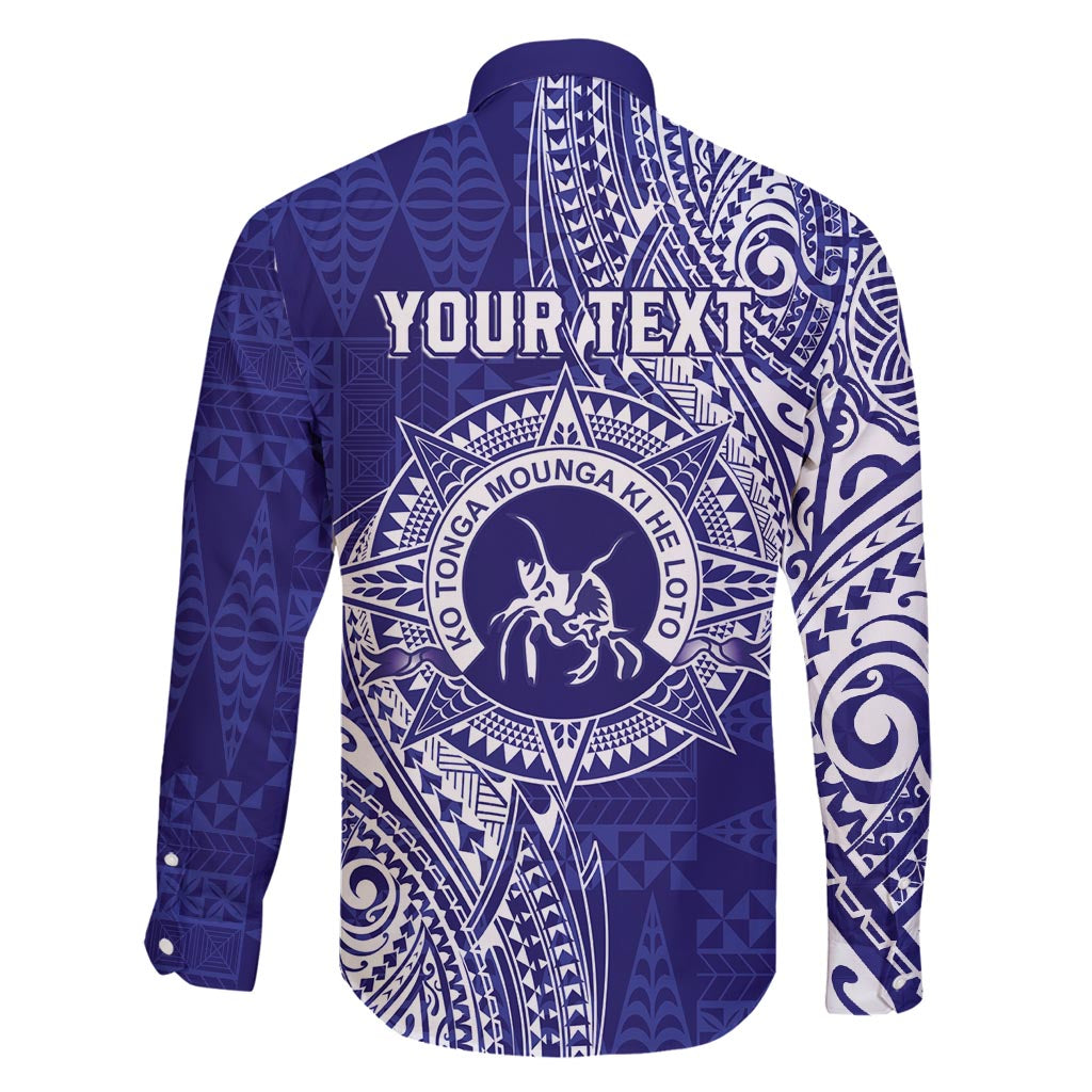 Personalised Tonga Queen Salote College Family Matching Long Sleeve Bodycon Dress and Hawaiian Shirt Kolisi Fefine 1926 Special Kupesi Pattern LT9 - Polynesian Pride