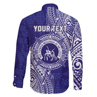 Personalised Tonga Queen Salote College Family Matching Off The Shoulder Long Sleeve Dress and Hawaiian Shirt Kolisi Fefine 1926 Special Kupesi Pattern LT9 - Polynesian Pride