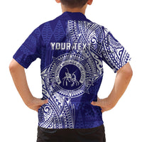 Personalised Tonga Queen Salote College Family Matching Summer Maxi Dress and Hawaiian Shirt Kolisi Fefine 1926 Special Kupesi Pattern LT9 - Polynesian Pride