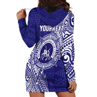 Personalised Tonga Queen Salote College Hoodie Dress Kolisi Fefine 1926 Special Kupesi Pattern LT9 - Polynesian Pride