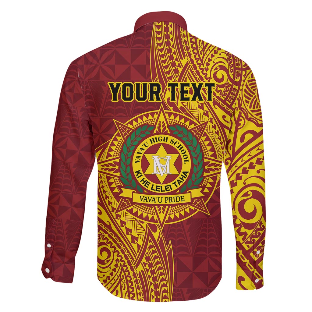 Personalised Tonga Vava'u High School Family Matching Mermaid Dress and Hawaiian Shirt Since 1985 Special Kupesi Pattern LT9 - Polynesian Pride