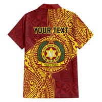 Personalised Tonga Vava'u High School Family Matching Summer Maxi Dress and Hawaiian Shirt Since 1985 Special Kupesi Pattern LT9 - Polynesian Pride