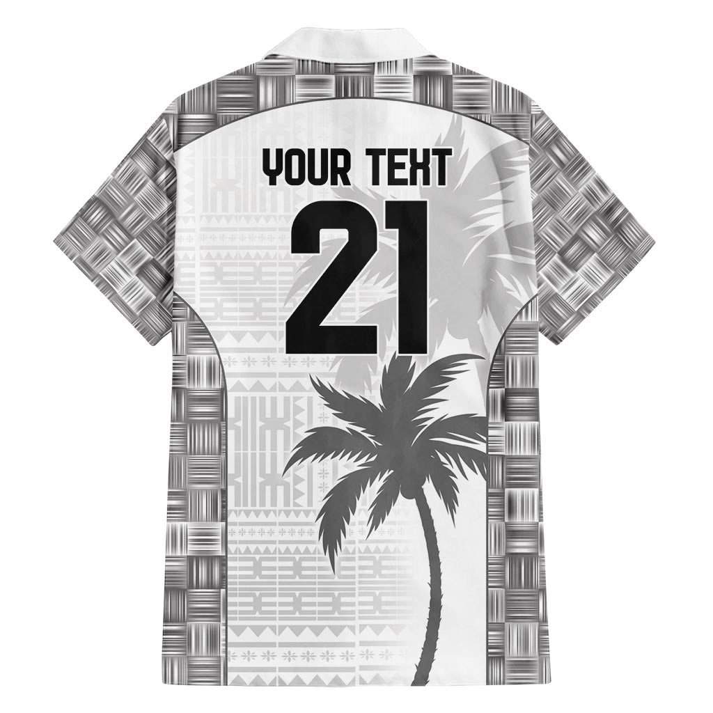 Custom Fiji Rugby Family Matching Off Shoulder Maxi Dress and Hawaiian Shirt History Champions World Cup 7s - White LT9 - Polynesian Pride