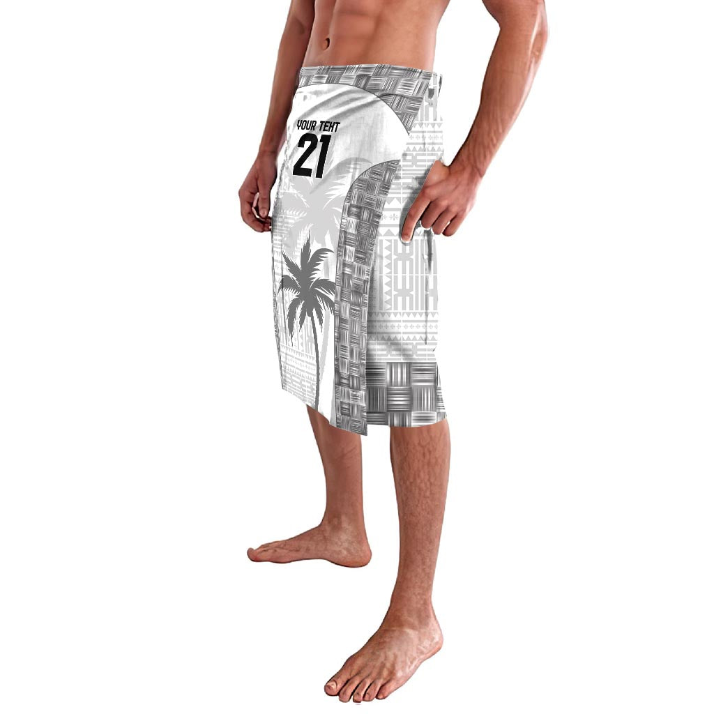 Custom Fiji Rugby Lavalava History Champions World Cup 7s - White LT9 - Polynesian Pride