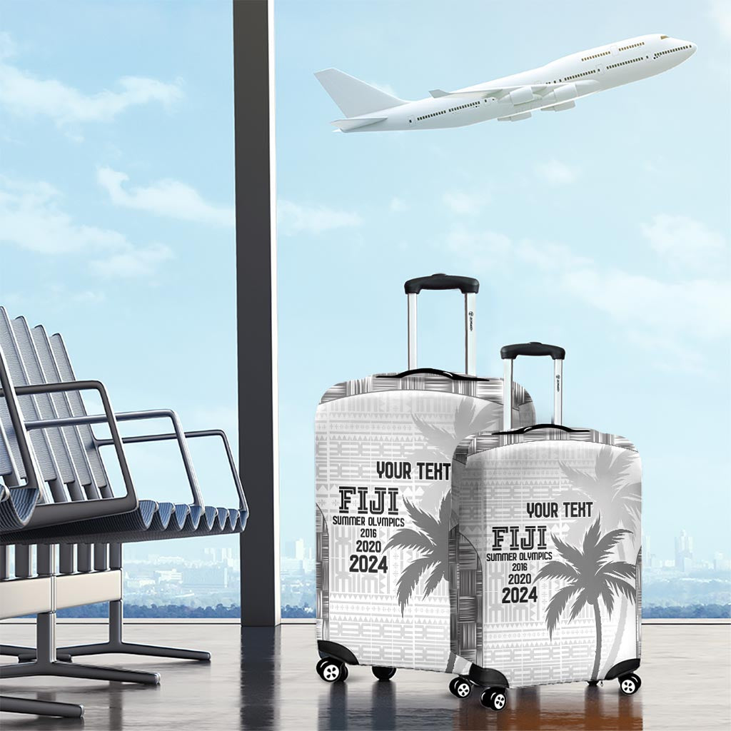 Custom Fiji Rugby Luggage Cover History Champions World Cup 7s - White