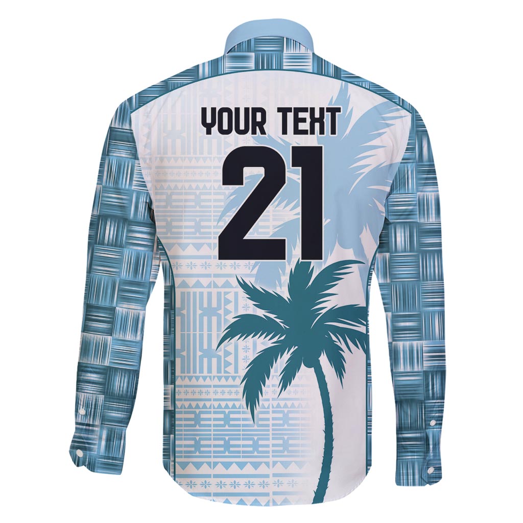 Custom Fiji Rugby Family Matching Tank Maxi Dress and Hawaiian Shirt History Champions World Cup 7s - Bllue LT9 - Polynesian Pride