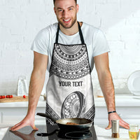 Custom Rugby Fiji National Heritage Apron White Traditional Masi Inspired