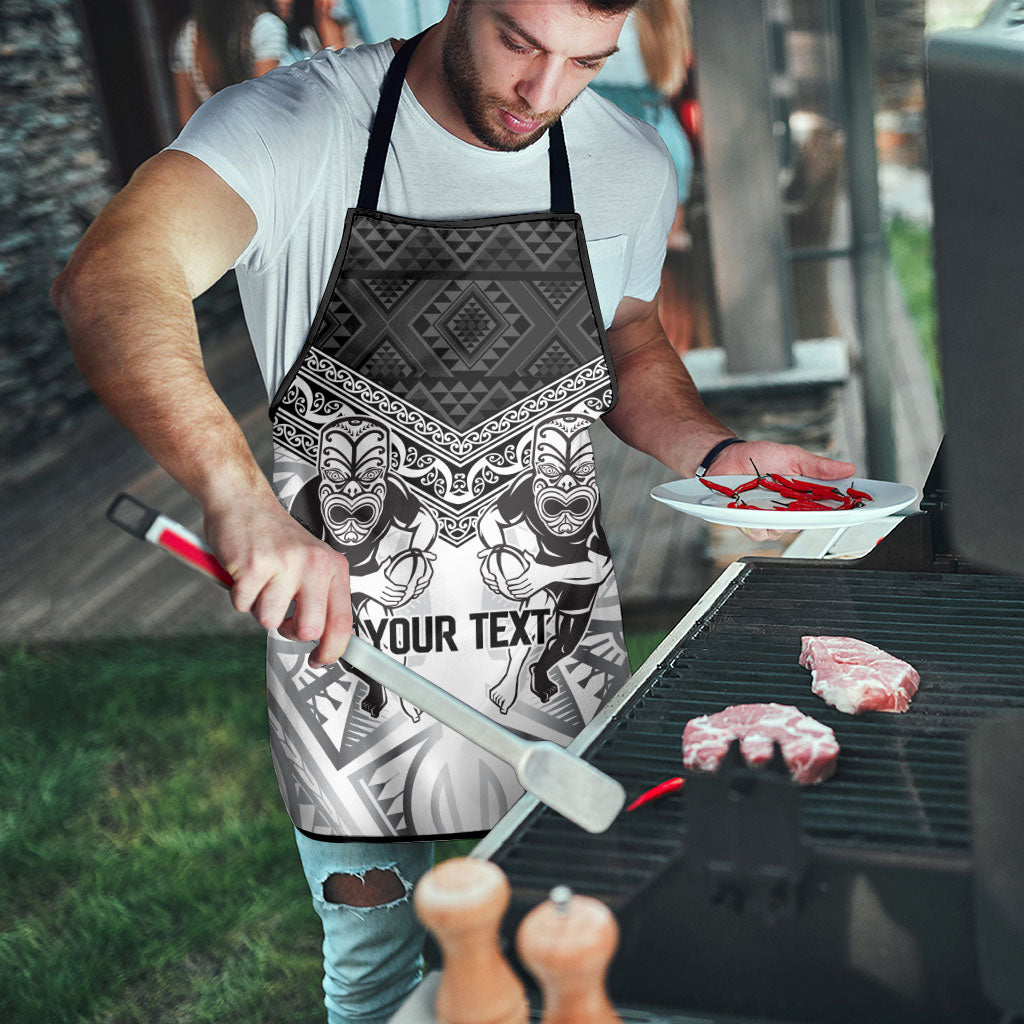 Custom Rugby New Zealand Black Fern Apron Niho Taniwha Inspired