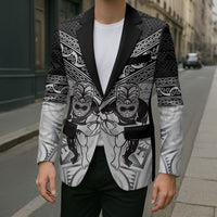 Custom Rugby New Zealand Black Fern Blazer Niho Taniwha Inspired