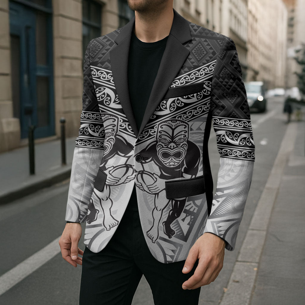 Custom Rugby New Zealand Black Fern Blazer Niho Taniwha Inspired