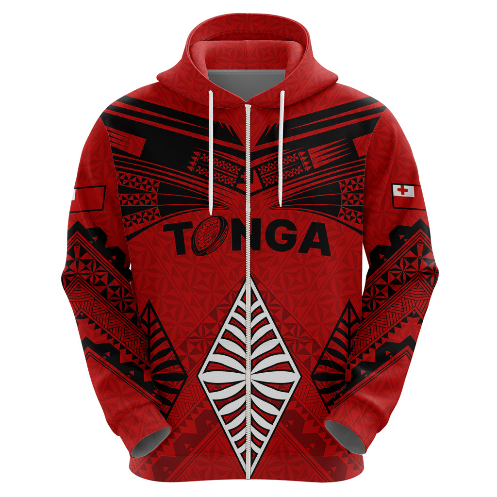Tonga Rugby Hoodie Proud Tongan Ngatu Kupesi World Cup 2023 No2 LT9 - Polynesian Pride