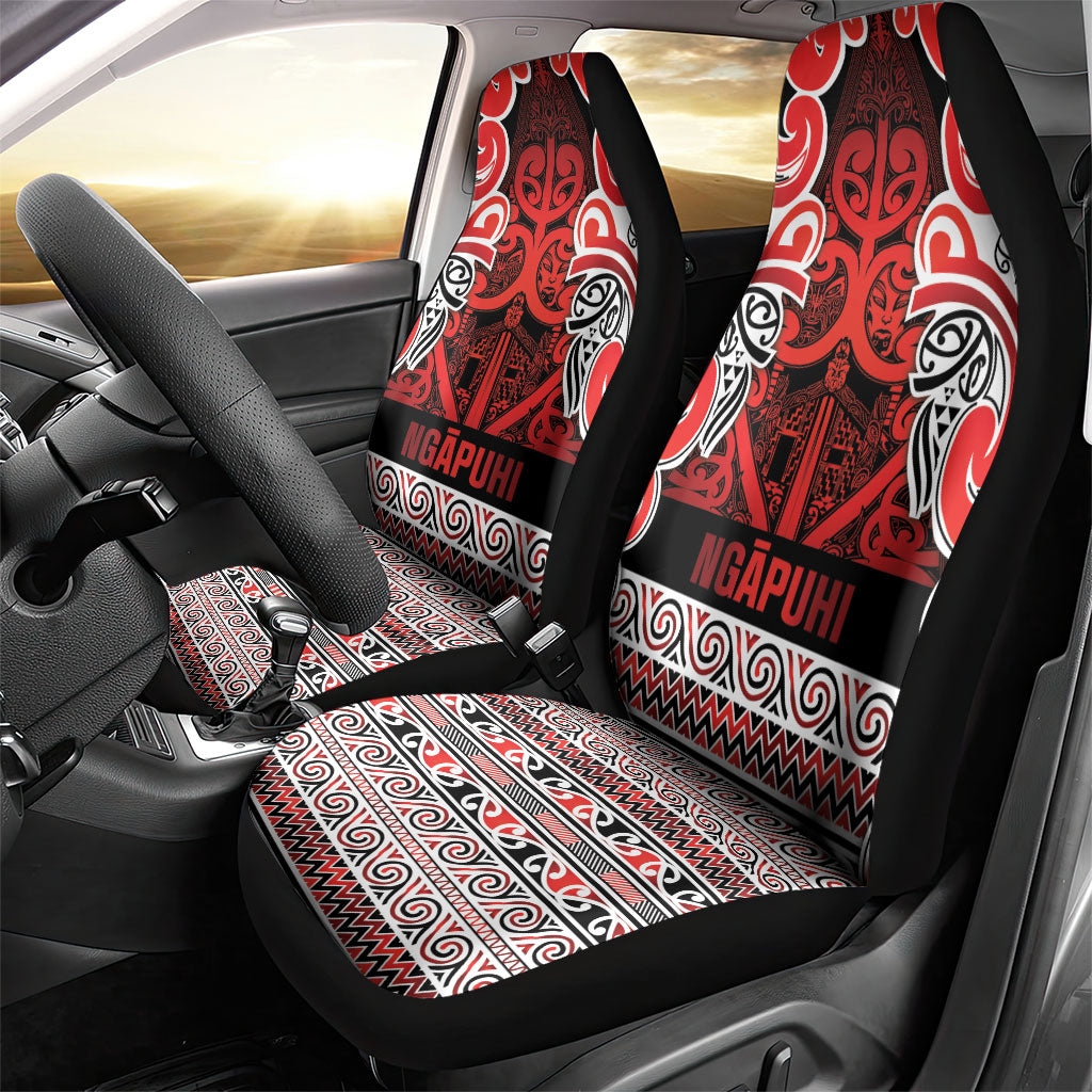 Aotearoa Iwi Ngapuhi Car Seat Cover Maori Wharenui House Tribal Pattern LT9 - Polynesian Pride