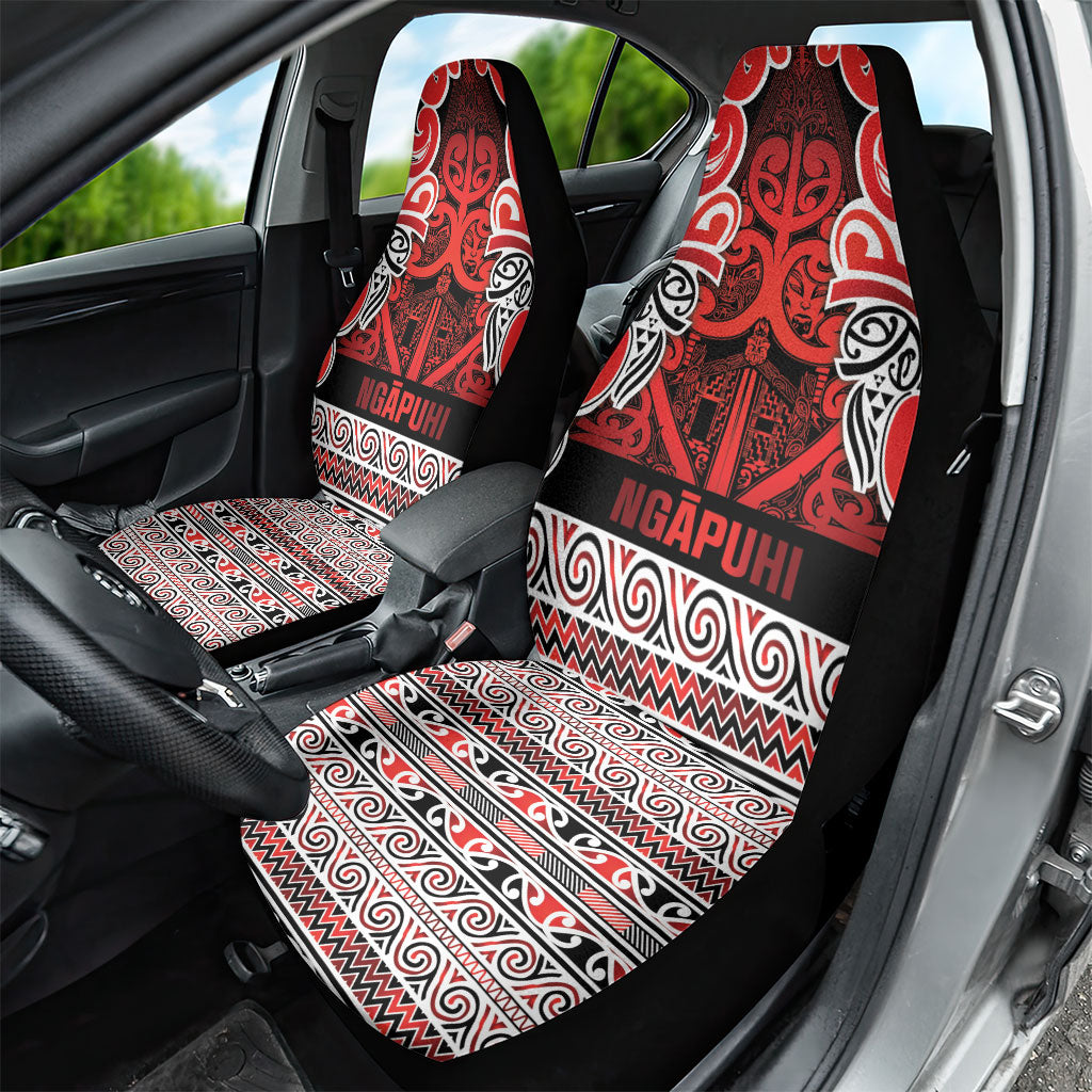 Aotearoa Iwi Ngapuhi Car Seat Cover Maori Wharenui House Tribal Pattern LT9 - Polynesian Pride