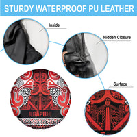 Aotearoa Iwi Ngapuhi Spare Tire Cover Maori Wharenui House Tribal Pattern LT9 - Polynesian Pride