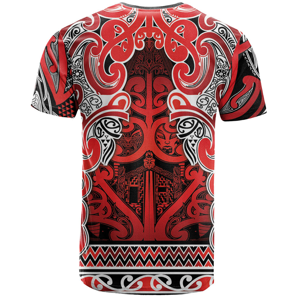 Aotearoa Iwi Ngapuhi T Shirt Maori Wharenui House Tribal Pattern LT9 - Polynesian Pride