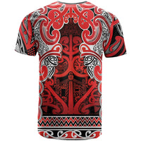 Aotearoa Iwi Ngapuhi T Shirt Maori Wharenui House Tribal Pattern LT9 - Polynesian Pride