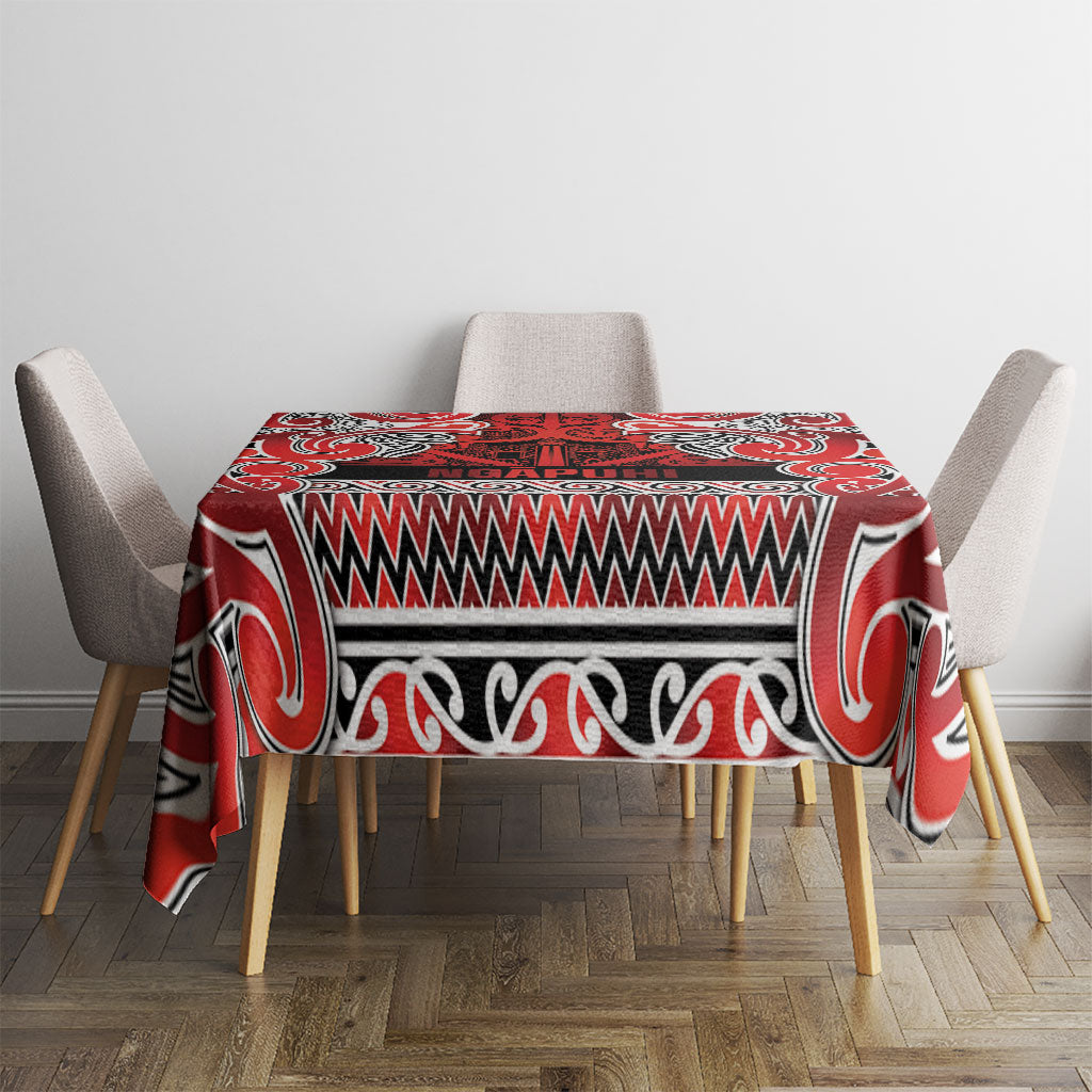 Aotearoa Iwi Ngapuhi Tablecloth Maori Wharenui House Tribal Pattern LT9 - Polynesian Pride