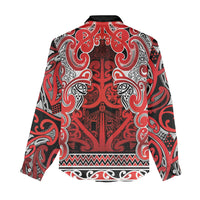 Aotearoa Iwi Ngapuhi Women Casual Shirt Maori Wharenui House Tribal Pattern LT9 - Polynesian Pride