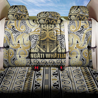 Aotearoa Iwi Ngati Whatua Back Car Seat Cover Maori Wharenui House Tribal Pattern LT9 One Size Gold - Polynesian Pride