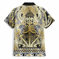 Aotearoa Iwi Ngati Whatua Hawaiian Shirt Maori Wharenui House Tribal Pattern LT9 - Polynesian Pride