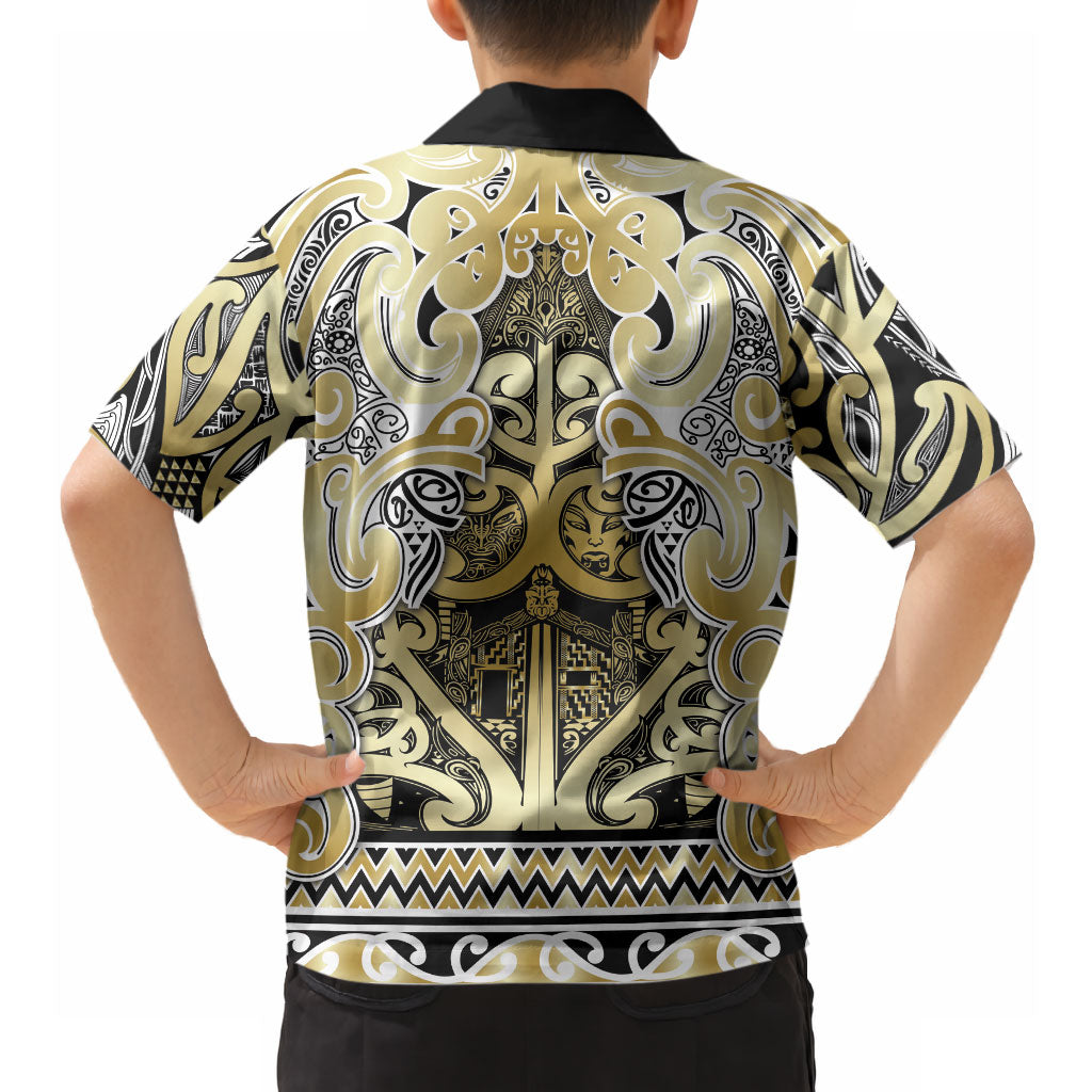 Aotearoa Iwi Ngati Whatua Hawaiian Shirt Maori Wharenui House Tribal Pattern LT9 - Polynesian Pride