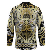 Aotearoa Iwi Ngati Whatua Hockey Jersey Maori Wharenui House Tribal Pattern LT9 - Polynesian Pride