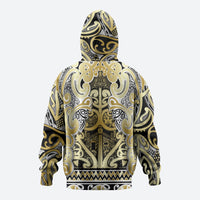 Aotearoa Iwi Ngati Whatua Zip Hoodie Maori Wharenui House Tribal Pattern LT9 - Polynesian Pride