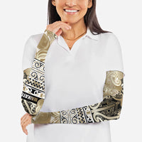 Aotearoa Iwi Waikato Tainui Arm Sleeves Maori Wharenui House Tribal Pattern LT9 - Polynesian Pride