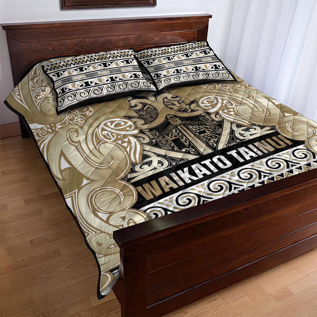Aotearoa Iwi Waikato Tainui Quilt Bed Set Maori Wharenui House Tribal Pattern LT9 - Polynesian Pride