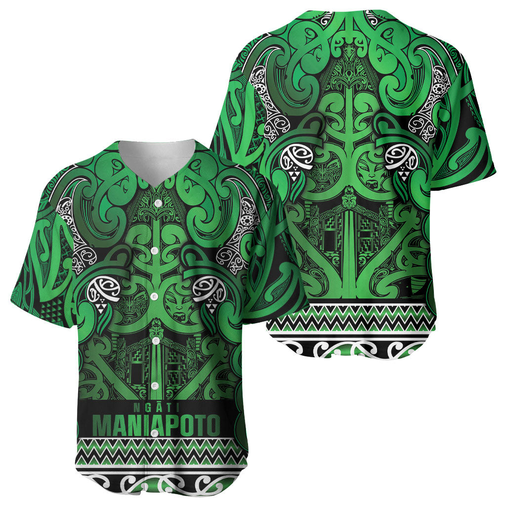 Aotearoa Iwi Ngati Maniapoto Baseball Jersey Maori Wharenui House Tribal Pattern LT9 - Polynesian Pride