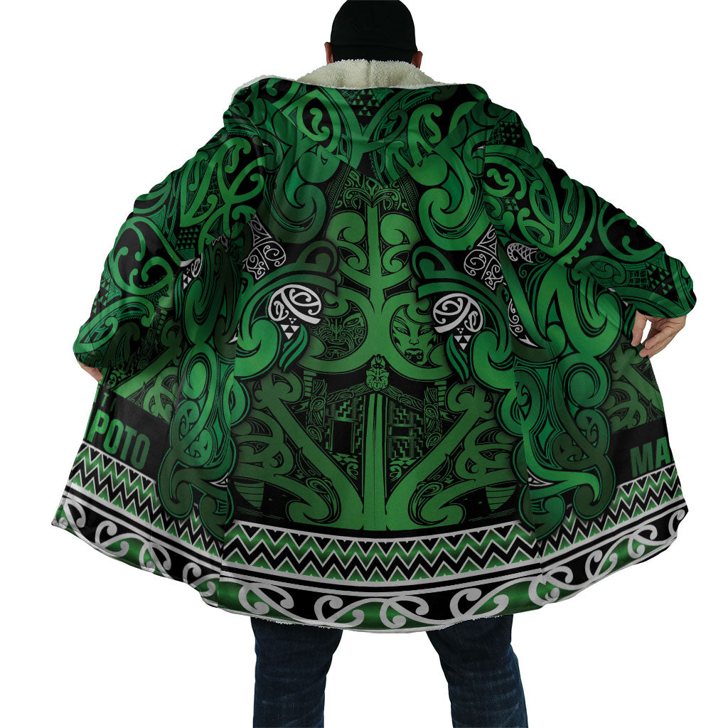 Aotearoa Iwi Ngati Maniapoto Cloak Maori Wharenui House Tribal Pattern LT9 - Polynesian Pride