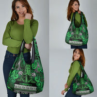 Aotearoa Iwi Ngati Maniapoto Grocery Bag Maori Wharenui House Tribal Pattern LT9 - Polynesian Pride