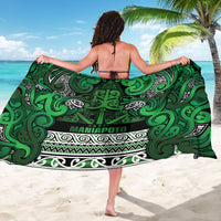 Aotearoa Iwi Ngati Maniapoto Sarong Maori Wharenui House Tribal Pattern LT9 - Polynesian Pride